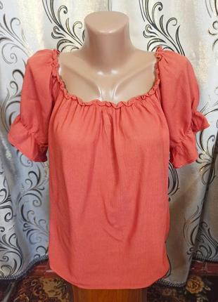 Легкая летняя блуза из вискозы primark