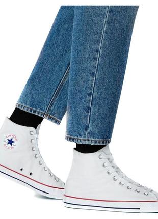 Топ!!! кеди converse chuck taylor all star m7650 white текстиль унісекс2 фото