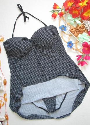 Шикарний відрядний злитий купальник плаття в горох george 🍒🍹🍒2 фото