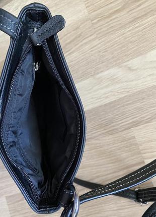 Сумка мессенджер кожаная m&s 8