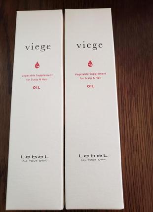 Lebel viege масло для відновлення волосся viege oil. 90 мл. японія.3 фото