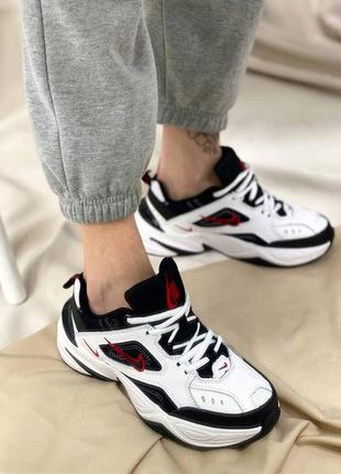 Женские кроссовки nike m2k tekno black/whit