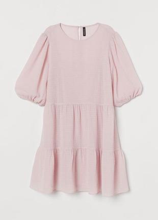 Нове рожеве плаття zara вільного крою h&m5 фото