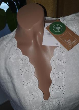 Немецкая льняная блуза  yessica размер 421 фото