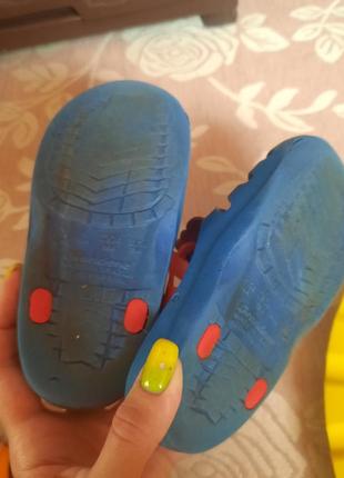 Ipanema детские сандалии босоножки резиновые лев синие5 фото