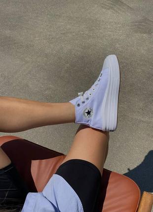 Converse high white, жіночі кеді конверс білі, високі кеді конверс жіночі кеди конверс, білі кеди7 фото