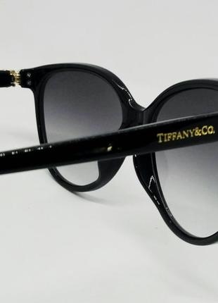 Tiffany & co tf 4089 жіночі сонцезахисні окуляри чорні з градієнтом7 фото