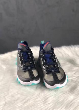 Nike react element 87 neptune green bright mango женские кроссовки найк5 фото