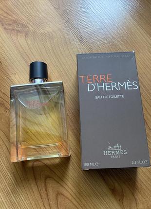 Hermes terre d'hermes edt 100 ml.1 фото