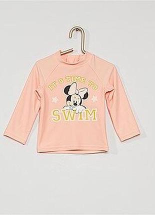 Kiabi disney дитяча футболка для купання 12-18м 1-1.5 г 80-86см з захистом від ультрафіолету 40+