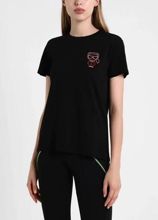 Чорна футболка karl lagerfeld розмір xs, s оригінал
