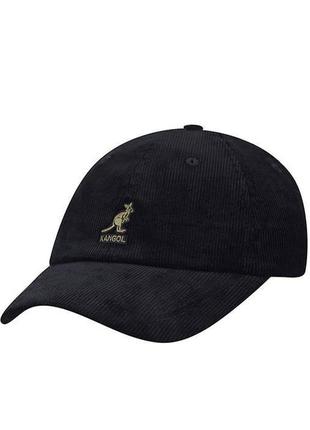 Кепка kangol cord baseball black