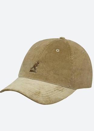 Бейсболка kangol cord baseball beige