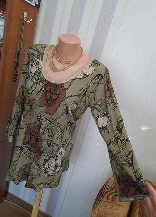 Блуза віскозна блузка бохо стиль  штапелтная4 фото