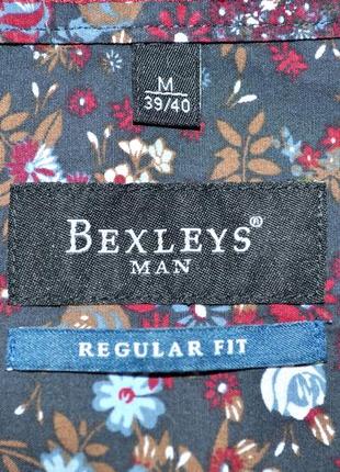 Чоловіча сорочка bexleys man з квітковим принтом6 фото