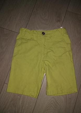 Шорти жовті h&m на ріст 116 см на 5-6 років