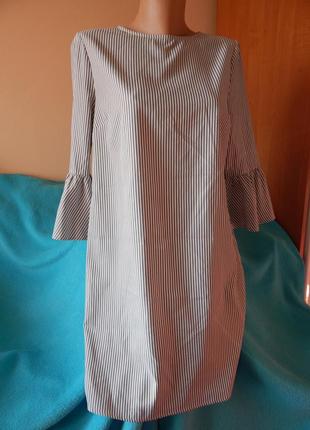 Платье в мелкую полосочку1 фото