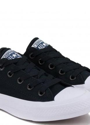 Кеди converse chuck taylor all star ii 150149c black white унісекс