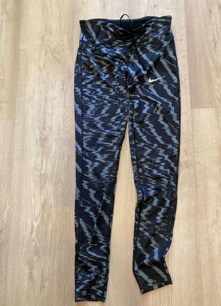 Легинсы беговые nike, xs