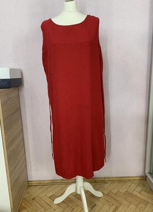 Платье сарафан лён льняное