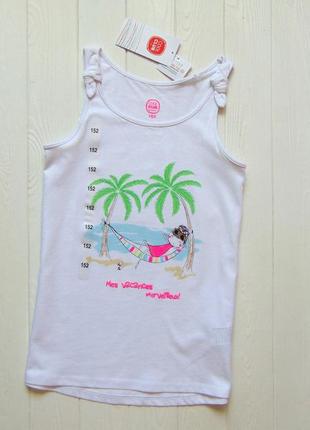 Cool club. размер 12 лет. новая яркая майка для девочки