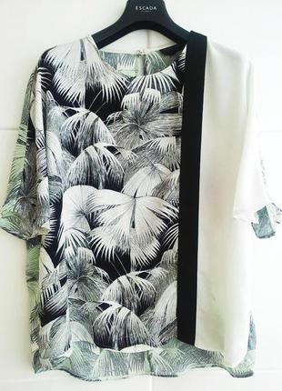 Стильна блуза з тропичным принтом topshop