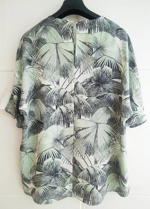 Стильна блуза з тропичным принтом topshop2 фото