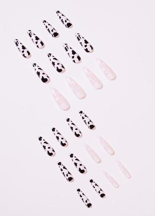 Накладные ногти 24 шт.+ клей для типс и накладных ногтей