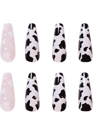 Накладные ногти 24 шт.+ клей для типс и накладных ногтей