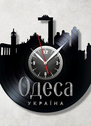 Город одесса часы часы на стену виниловые часы одесса мама города украины украинский сувенир часы настенные2 фото