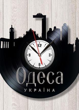 Город одесса часы часы на стену виниловые часы одесса мама города украины украинский сувенир часы настенные