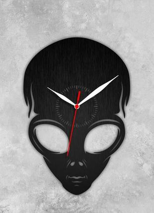 Инопланетян часы череп нло натуральные часы эко часы красивый декор стены фигурные часы