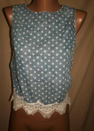 Відмінна блуза denim co р-р6