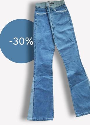 Легкие джинсы cappio jeans клёш эксклюзив1 фото