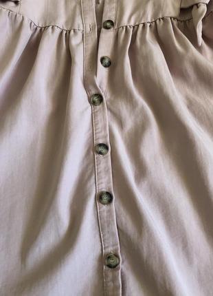 Платье с пуговками и завязками по бокам2 фото