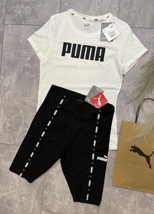 Чёрные велосипедки puma