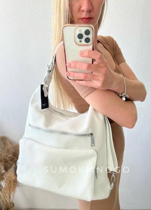 Сумка-рюкзак натуральна шкіра м53 будь-який колір