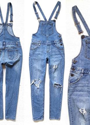 Джинсовый комбинезон от denim.размер 10.