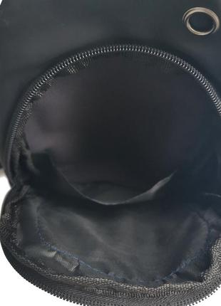 Сумка нагрудная мужская, однолямочный рюкзак 7137 серая ( код: ibs138s )7 фото