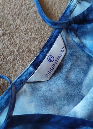 Красивое лёгкое платье сарафан tye dye на тонких бретельках вискоза