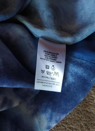 Красивое лёгкое платье сарафан tye dye на тонких бретельках вискоза