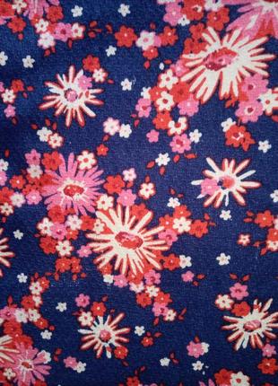 Летняя юбка в принт цветы2 фото