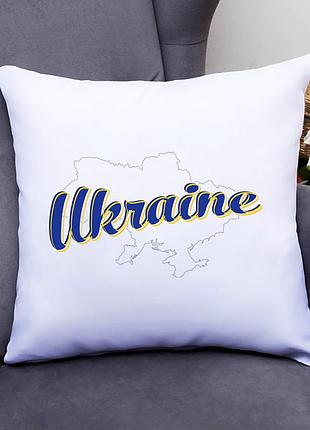 Подушка декоративна з принтом "ukraine" push it