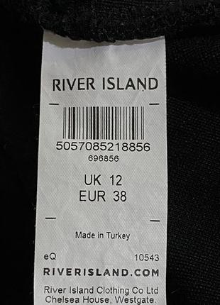 Eur 36-38 river island черный короткий топ летний топик вискоза майка блузка блуза4 фото