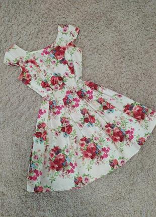 Плаття літнє квітковий принт