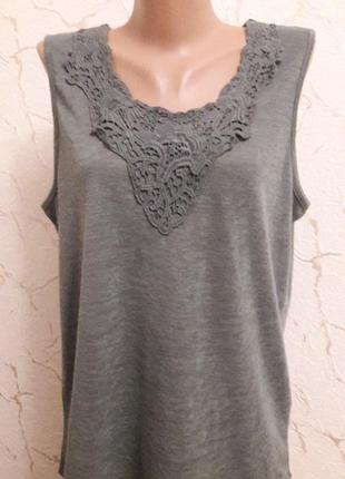 Майка с кружевом2 фото