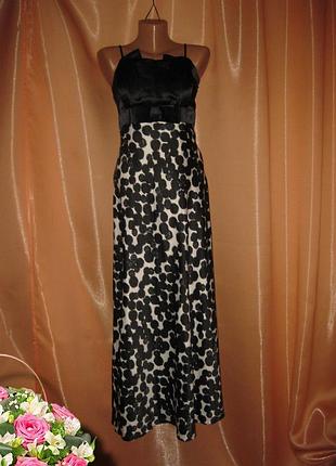 Нарядне довге плаття сукня міді за коліна 10uk roman originals, км1085