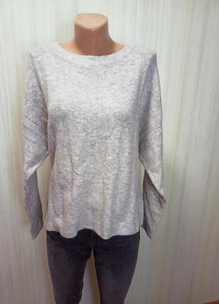 Розпродаж джемпер світло-сірий. бренд m&s. светр жіночий. теплий светр. кофта жіноча