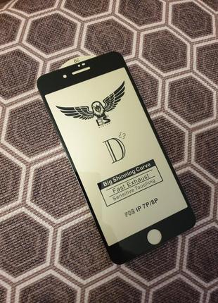 Захисне скло на iphone 7+ plus айфон 10d 9d 5d 3d бронь захисне скло