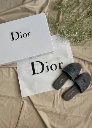 Шльопанці в стилі christian dior8 фото